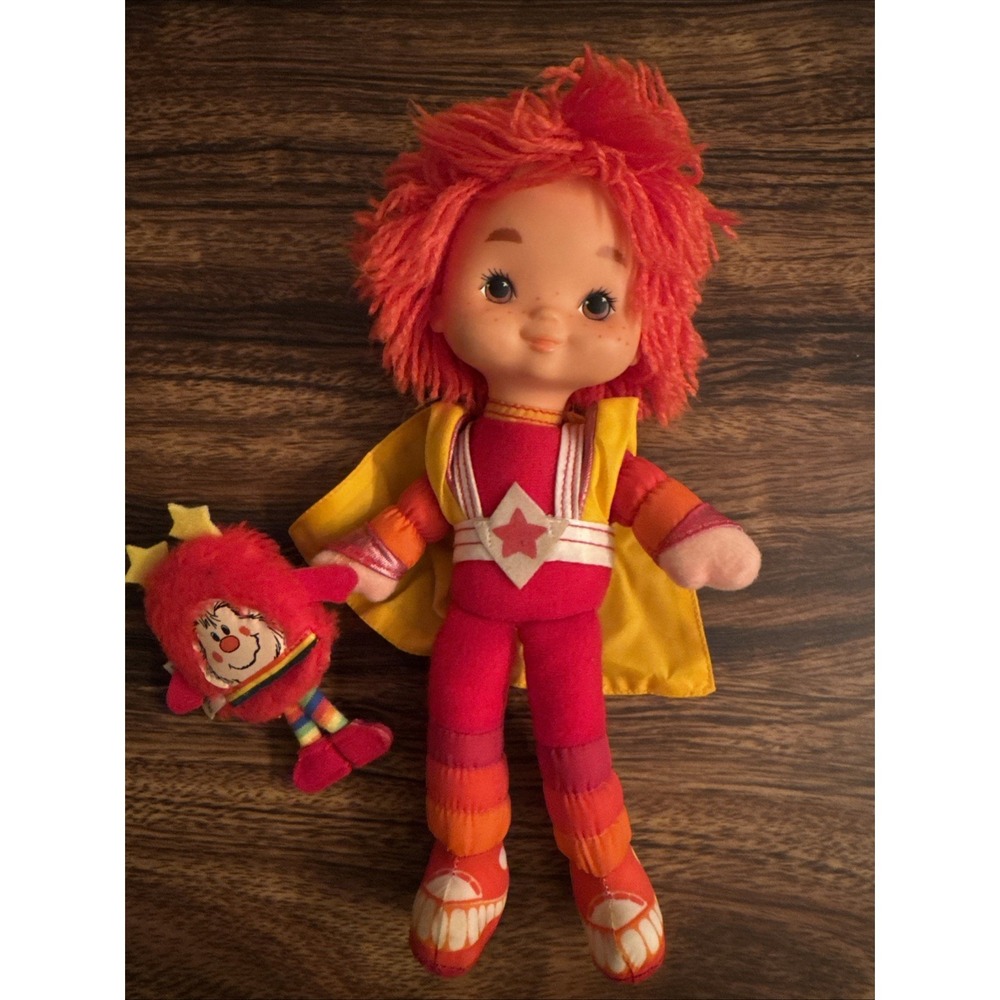 Vintage 1983 Rainbow Brite Red Butler with Red‎ Romeo Sprite